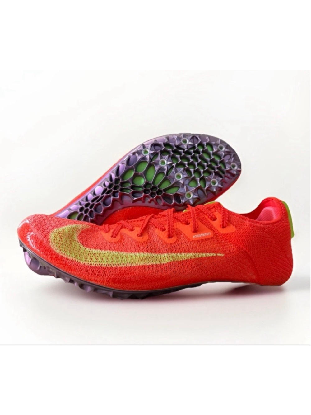 Nike Zoom Superfly Elite 2 Crimson Sprint Track Shoes FZ9662-600 Men's size 9.5